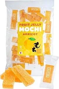 Jelly Fruit Mochi, Japanese Traditional Candy, individually wrapped, Artisanal Handworks, 100% Japanese Apricot, 300g【YAMASAN】