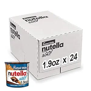 Nutella & GO! Hazelnut and Cocoa Spread with Pretzel Sticks: A Sweet, Cream