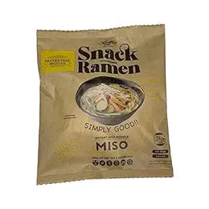 Gluten Free Snack Ramen-MISO 7pk: The Vegan and Halal Delight for Your Tast