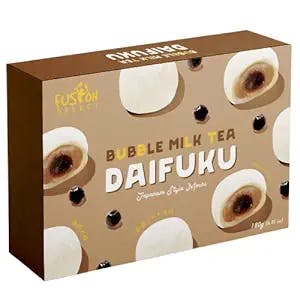 Fusion Select Bubble Tea Boba Mochi Daifuku Snacks - Traditional Japanese Rice Cakes with Filling - Flavored Asian Sweet Desserts for Family - Chewy and Soft Texture