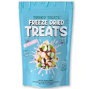 Trendy Treats - Freeze Dried Candy, Unique Candy Gift, Fun Exotic & Weird Candy - By the Famous Tik Tok TikTok Candy Channel TrendyTreats - Freeze Dried Snacks - 4 oz (1 Pack)