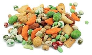 Oregon Farm Fresh Snacks Wasabi Pea Mix and Crackers - Locally Sourced and Freshly Made Wasabi Snacks Including Wasabi Peanuts, Almonds, Peas and Crackers - Enjoy Healthier Sugar-Free Snacking (32 oz)