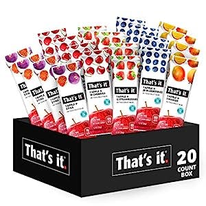20 Packs of That's it Fruit Bars: Low Carb and Natural Snacks