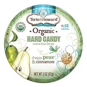 Torie & Howard Candy Tin Pear & Cnnmn 2 OZ