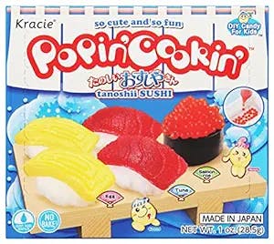 Kracie Popin' Cookin' Diy Candy for Kids, Sushi Kit, 1 Ounce