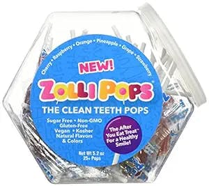 Cleaning your teeth is now more fun than ever with Zollipops Clean Teeth Lo