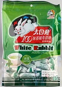 White Rabbit Green Tea Matcha Milk Creamy Candy 5.3 oz