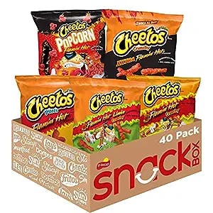 Spice up your snack game with Cheetos Flamin' Hot Variety Pack!