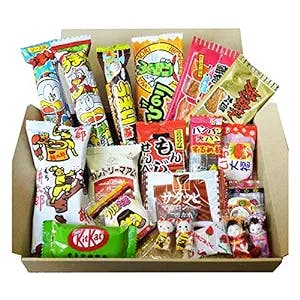 Unboxing the New Japanese Dagashi Snack Trial BOX Set KitKat Gift Present: 