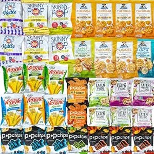 Snacks Variety Pack for Adults - Healthy Snack Bag Care Package - Bulk Assortment (35 pack) Packaged By Bools Great for Office,Home,College, Military, Work, Students etc.