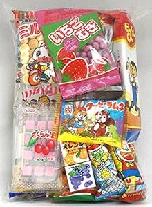 Assorted Japanese Junk Food Snack "Dagashi" Economical 20 Packs of 19 Types