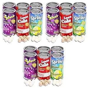 Soda Can Fizzy Candy Value Pack: The Party Favors That Will Have Everyone B