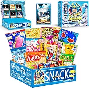 SHOGUN CANDY SUSANOO BOX Japanese snack box filled with a mix of premium yummy dagashi snacks, foods and candy from Japan. International care-package.