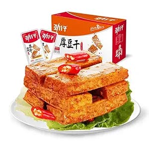 劲仔豆腐干 零食豆干 素食小吃 香辣味 酱香味 麻辣味 20袋/盒Jinzai Dried Tofu Snack dried tofu Vegetarian Snack Spicy Sauce Flavor Spicy Flavor 20 bags/box (麻辣味20g20包)