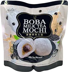 Yuki and Love Boba Milk Tea Mochi, 60 Count, 31.8 Oz